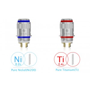 5 Résistances EGO ONE MEGA TITANE ( EVIC VT ) 0.4 Ohms 5 Résistances EGO ONE MEGA TITANE ( EVIC VT ) 0.4 Ohms