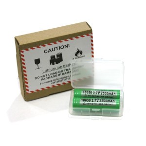 Accu Samsung 25R INR 18650 2500 mAh (2 pièces) Accu Samsung 25R INR 18650 2500 mAh (2 pièces)