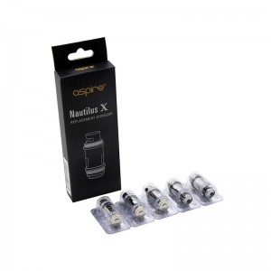Résistances Nautilus X (pack de 5) ASPIRE Résistances Nautilus X (pack de 5) ASPIRE