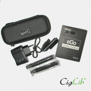 Kit  MEGA CigLib-EGO-DC  Dual Coil  1000 mAH full