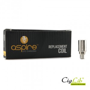 Lot de 5 Têtes (résistances) pour ASPIRE BDC